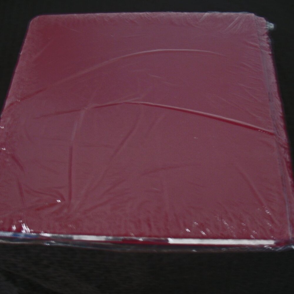 Burgundy Vinyl Scrapbook Album , Metal Heart Shaped Photo Insert NIP, no pages - Picture 4 of 4